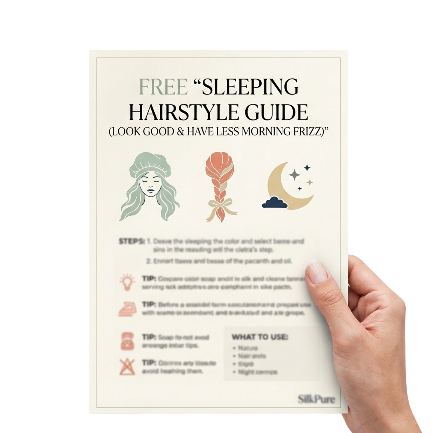 “Sleeping Hairstyle Guide (Look Good & Have Less Morning Frizz)”